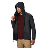 Mountain Hardwear Kor Strata Climb Hooded Jacket Mens Dark Storm L