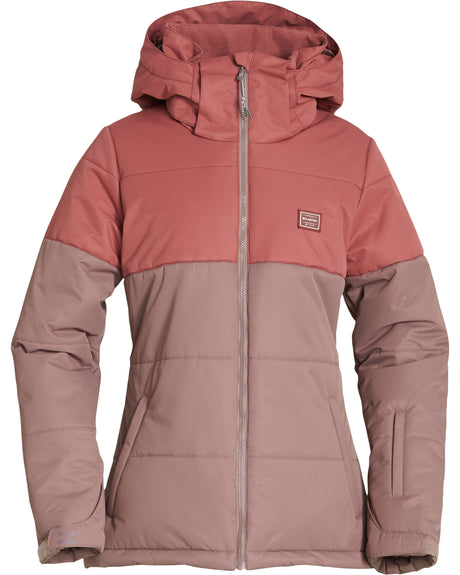 Billabong Down Rider Snow Jacket Womens Vintage Plum M