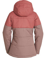 Billabong Down Rider Snow Jacket Womens Vintage Plum M