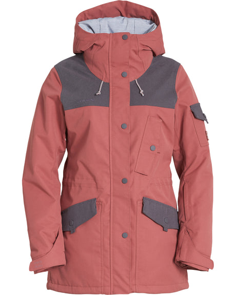 Billabong Scenic Route Snow Jacket Womens Vintage Plum M