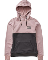 Billabong Outside River Block Snow Hoodie Womens Mauve M