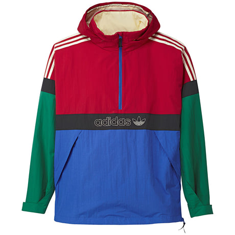 Adidas BB SnowBreaker Jacket Red Blue Large (Mens)