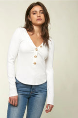 Oneill Riell Sweater Womens White XS