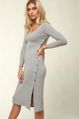 Oneill Pilar Dress Womens Grey