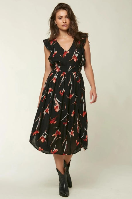 Oneill Amberylynn Dress Womens Black XS