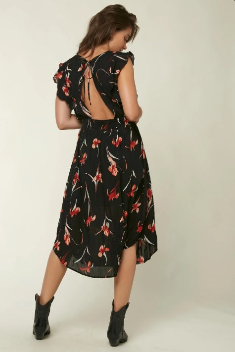 Oneill Amberylynn Dress Womens Black XS