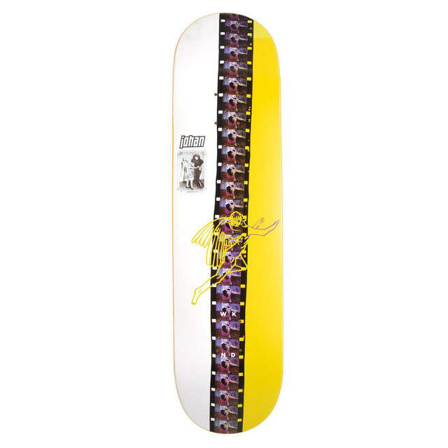 WKND Death Dance Johan Stuckey Skateboard Deck Yellow 8.25