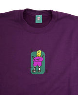 FROG Napkin Friend ALBA Artword Crewneck Sweatshirt Plum