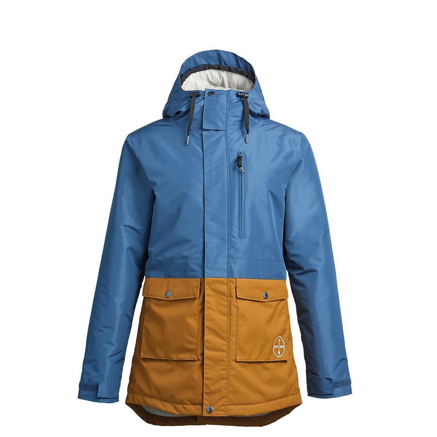 AIRBLASTER Stay Wild Parka Womens Navy Grizzly