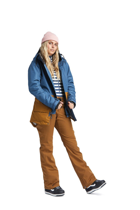 AIRBLASTER Stay Wild Parka Womens Navy Grizzly S