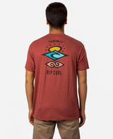 Rip Curl Search Roots Pre Tshirt Brick Small