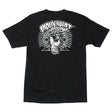 Independent Shredded Tshirt Black
