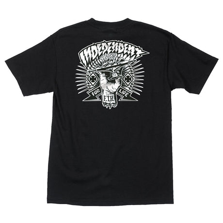 Independent Shredded Tshirt Black