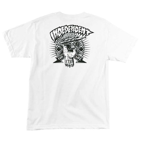 Independent Shredded Tshirt White M