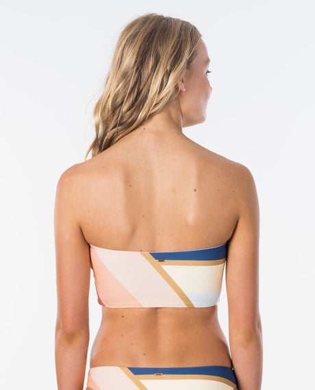 Rip Curl Sunsetters Block Bandea Top Peach S
