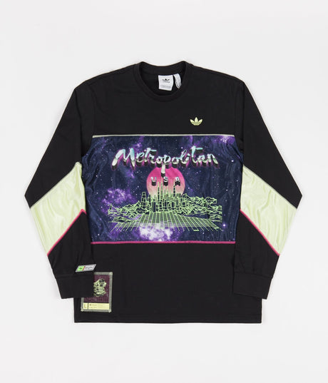 Adidas x Metro LongSleeve Tshirt Black Yellow M