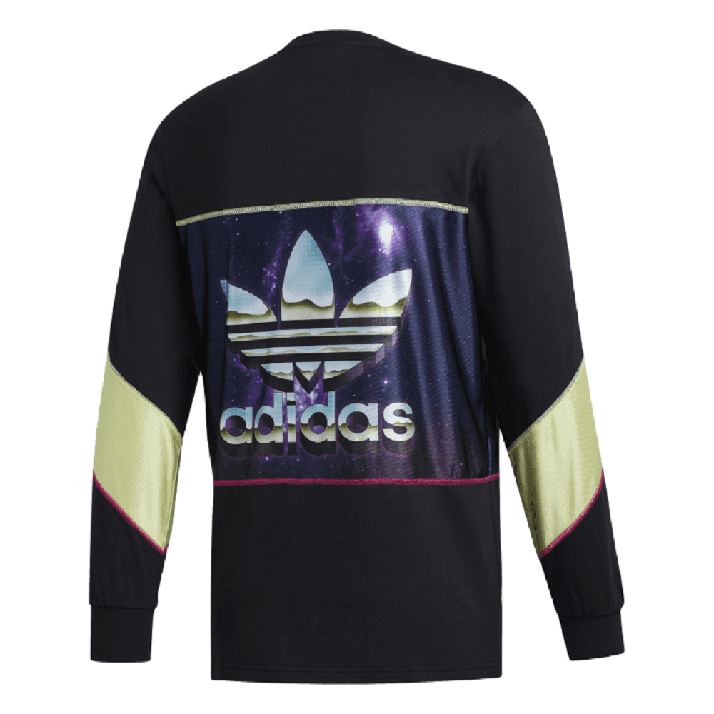 Adidas Metropolitan LongSleeve Tshirt Black Yellow