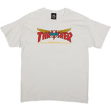 Thrasher Venture Collab SS Tshirt White Red Yellow