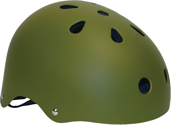 INDUSTRIAL FLAT ARMY SKATE HELMET SM