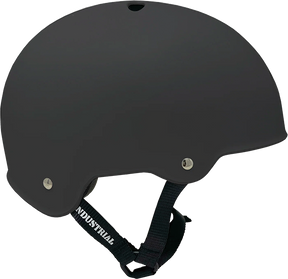 INDUSTRIAL FLAT BLACK SKATE HELMET L