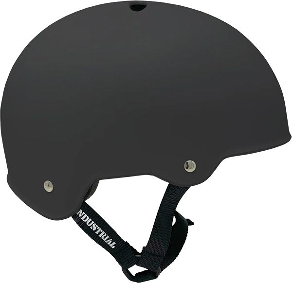 INDUSTRIAL FLAT BLACK SKATE HELMET XL