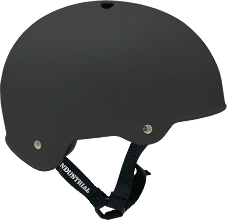 INDUSTRIAL FLAT BLACK SKATE HELMET XL