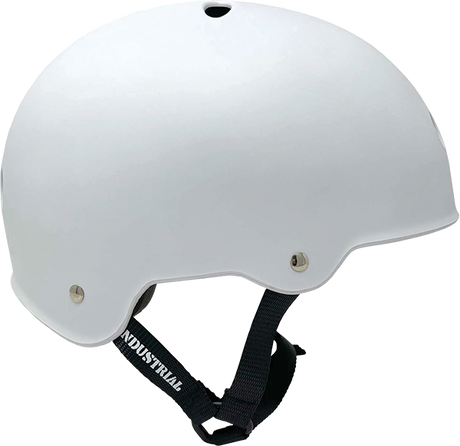 INDUSTRIAL FLAT WHITE SKATE HELMET L
