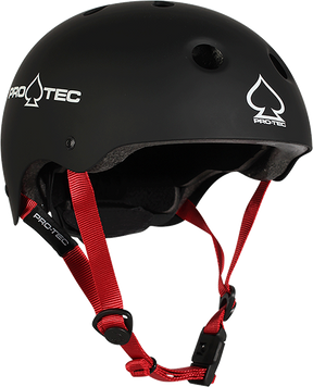 PROTEC JR.CLASSIC YMEDIUM MATTE BLACK HELMET CERTFIED
