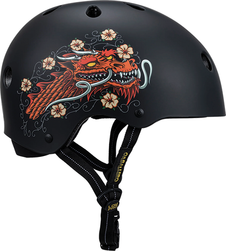 PROTEC CERTIFIED  LOW PRO HELMET L/XLARGE CAB DRAGON BLACK
