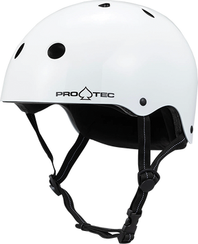 PROTEC CERTIFIED  LOW PRO HELMET L/XLARGE GLOSS TSHIRT WHITE