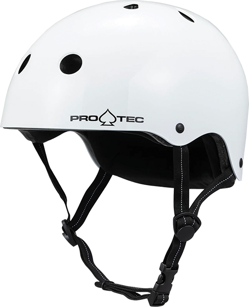 PROTEC CERTIFIED  LOW PRO HELMET L/XLARGE GLOSS TSHIRT WHITE