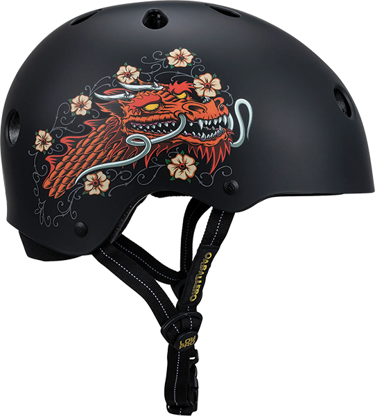 PROTEC CERTIFIED  LOW PRO HELMET XL/XXL-CAB DRAGON BLK