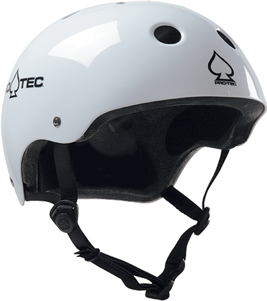 PROTEC Classic CERTFIED GLOSS WHT-XS SKATE HELMET