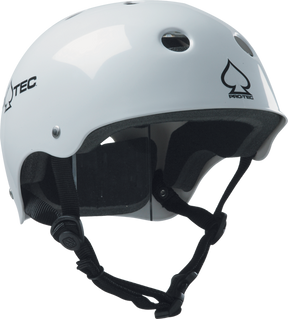 PROTEC Classic CERTFIED GLOSS WHT-L SKATE HELMET