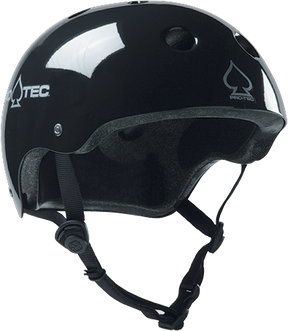 PROTEC Classic CERTFIED GLOSS BLK-XS SKATE HELMET
