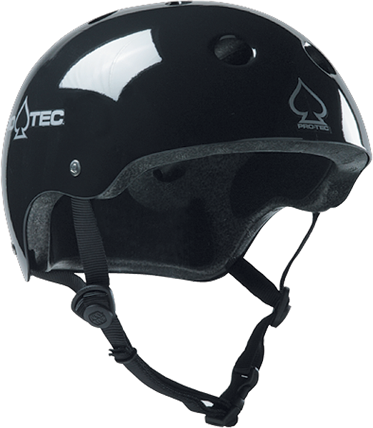 PROTEC Classic CERTFIED GLOSS BLK-S SKATE HELMET