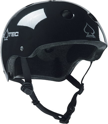 PROTEC Classic CERTFIED GLOSS BLK-XL SKATE HELMET