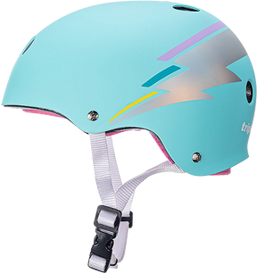 TRIPLE 8 CERTIFIED SWEATSAVER XS/SMALL TEAL HOLOGRAM