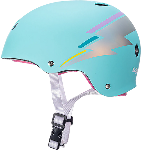 TRIPLE 8 CERTIFIED SWEATSAVER XS/SMALL TEAL HOLOGRAM