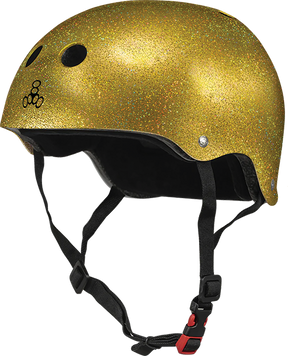 TRIPLE 8 CERTIFIED SWEATSAVER LARGE/XLARGE GOLD GLITTER