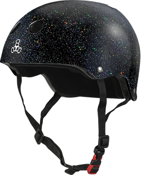 TRIPLE 8 CERTIFIED SWEATSAVER LARGE/XLARGE BLACK GLITTER