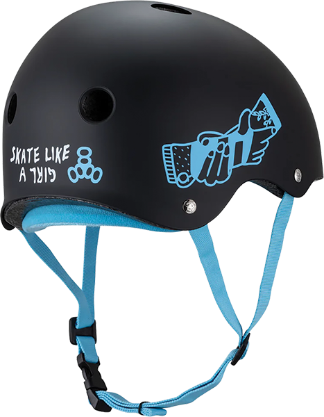 T8 CERTIFIED SWEATSAVER L/XL-SKATE LIKE A GIRL BLK