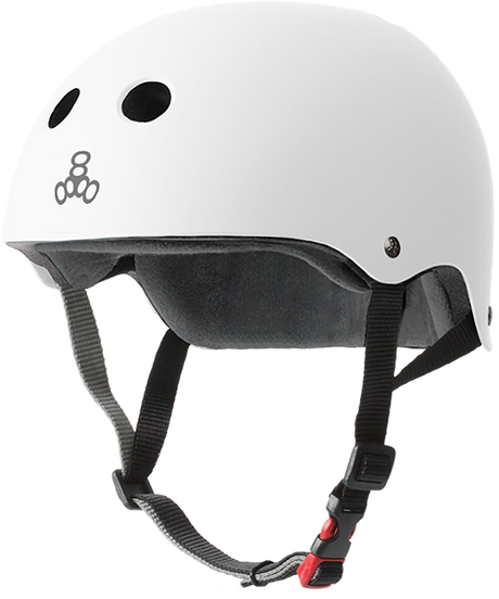 TRIPLE 8 CERTIFIED SWEATSAVER L/XLARGE WHITE RUBBER