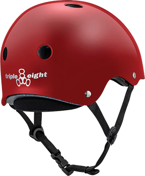 TRIPLE 8 CERTIFIED DEEP COVER XS/S-GLOSS RED