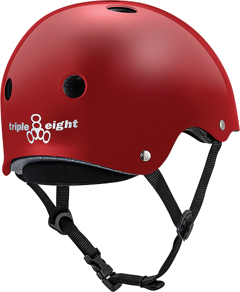 TRIPLE 8 CERTIFIED DEEP COVER XS/S-GLOSS RED