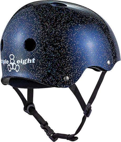 TRIPLE 8 CERTIFIED DEEP COVER S/M-BLACK GLITTER