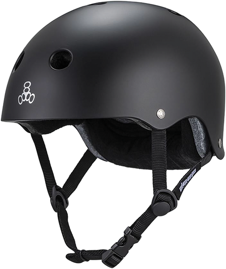 T8 CERTIFIED DEEP COVER HELMET L/XL-MATTE BLACK