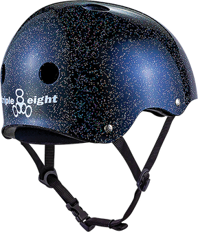 TRIPLE 8 CERTIFIED DEEP COVER L/XL-BLACK GLITTER