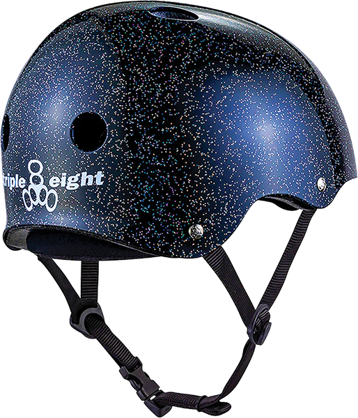 TRIPLE 8 CERTIFIED DEEP COVER L/XL-BLACK GLITTER