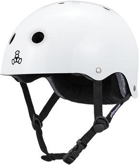 T8 CERTIFIED DEEP COVER HELMET XL/XXL-GLOSS WHITE